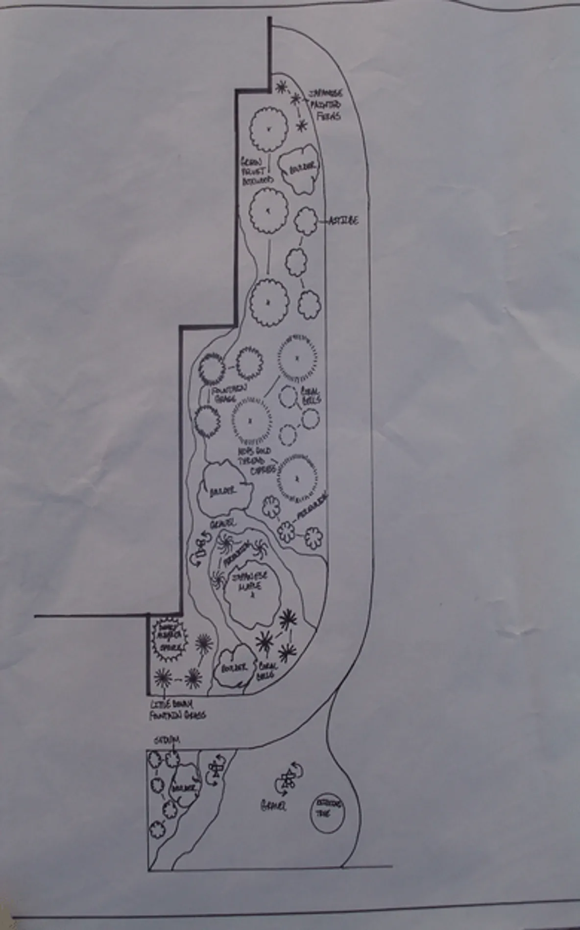 Preliminary Landscaping Design Blueprint